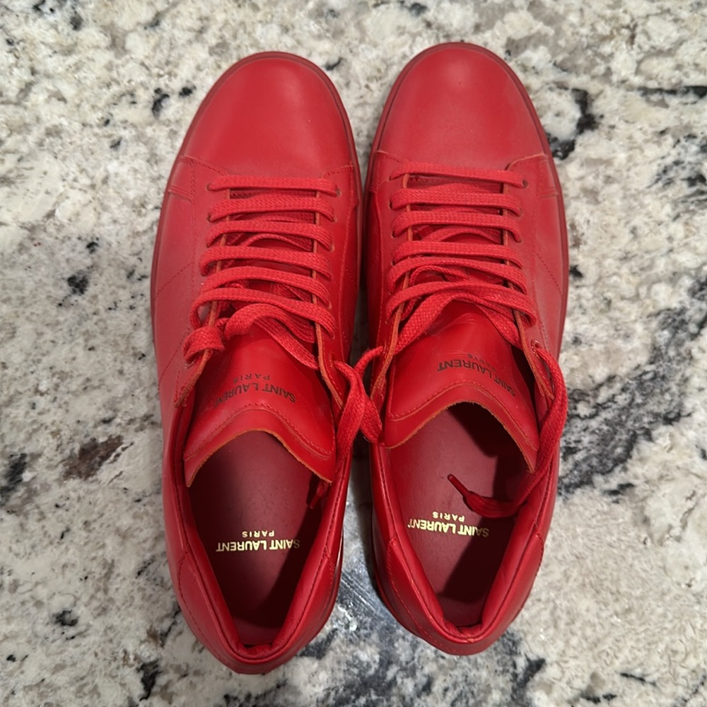 Red Saint Laurent Men’s shoes - Picture 3 of 5
